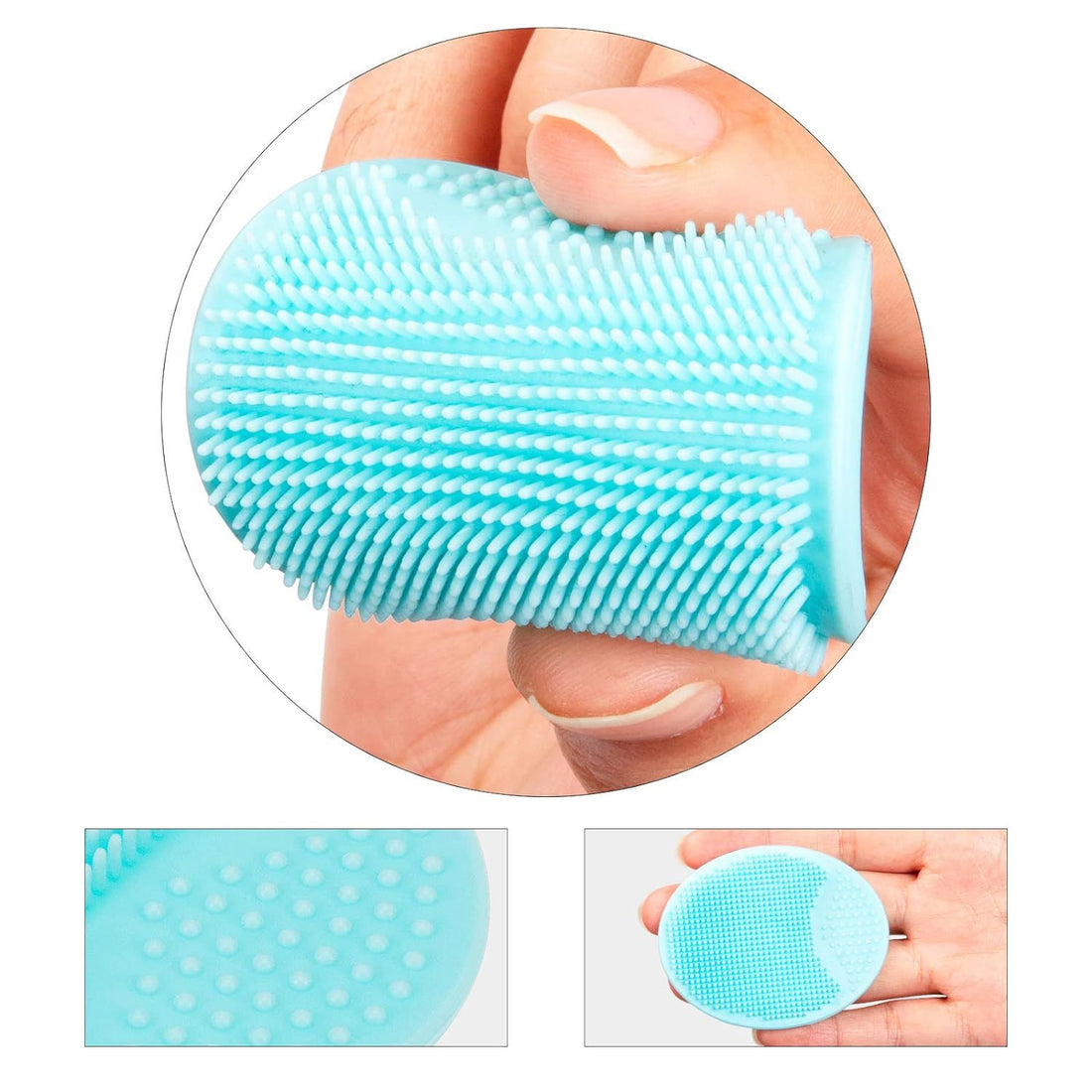 Face Scrubber and Soft Silicone Facial Cleansing Brush Pad