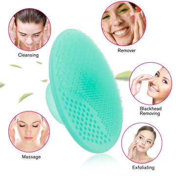 Getmecraft Green Face Cleansing Pad Scrubber, Exfoliators Face Cleansing Tool